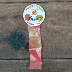 1993 Fiesta Bowl Syracuse Colorado Football Game Commemorative Ribbon Pin